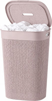 Jefa 55 L Peach Laundry Basket(Plastic)