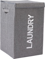 QUAIL 75 L Grey Laundry Basket(Non-Woven)