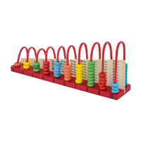 gugan toys Wooden Calculation Shelf Abacus Maths Learning Educational Kit Toy for Kids 3+(Multicolor)