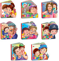 GO WOO Set Of 8 Thank You God Story Books | Board Books(Silver)