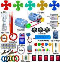 SYMFONIA All Necessary Experimental Learning Science Project Kit For Students(100+ Items)(Multicolor)
