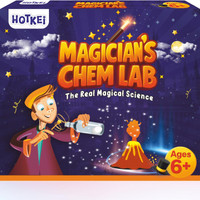 HOTKEI Magicians Chem Lab Science Magic Experiment Kit Set Birthday Gifts Toys for Kids(Purple)