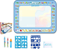 Climberty Magic Water Doodle Mat for Kids Large Reusable Graffiti Drawing Board Creative(Multicolor)