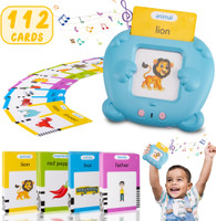 Easymart USB Rechargeable Kids Learning Flashcard Reader Speech Therapy Machine Toy(Multicolor)