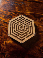 Colorbee Wooden Maze Game Board Steel Ball Puzzle Gift for Children and Family Use Board Game Accessories