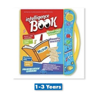 TOYOX Musical Learning Study Book with Number, Letters, Animals, Relationships, Poems, Instruments Learning Toys for 3 years old Kids (Multicolor)(Multicolor)