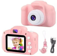 BuyLuxe Camera for Kids with HD Video Recording, Selfie Camera and Games DSLR Camera Pink Kids Camera(Pink)