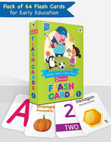 Target Publications Flash Cards for Kids | 64 Non Tearable Cards | 1 to 20 Numbers in Words, Basic Shapes and Colors, A to Z Alphabet Flash Cards | Fun Learning for Kids | 1 - 6 Year Kids | Early Childhood Education(Multicolor)