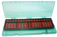 GR Trend Abacus Math Learning Tool for Kids ( 17 Rods ) With Box(Brown)