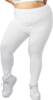 Bigtees Churidar Length Western Wear Legging(White, Solid)
