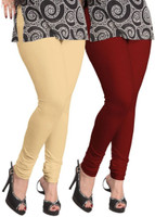 K M R GARMENTS Footed Western Wear Legging(Multicolor, Solid)