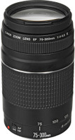 Canon EF 75 - 300 mm f/4-5.6 III  Telephoto Zoom  Lens(Black)