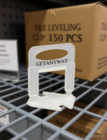 GETANYWAY Tile Levelling Spacer Clips 2 MM Clip only 150pcs For Both Floor & Walls Tiles Tile Levelling Spacer Clips 2 MM Clip only 150pcs For Both Floor & Walls Tiles Non-magnetic Post Level(4 cm)