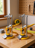 Helmik Tile Lifting Height Adjuster Positioner Leveler Manual Tool pack of 2 Tile Lifter Height Adjuster Tile Height Regulator Manual Tool pack of 2 Non-magnetic Mason's Level(10 cm)