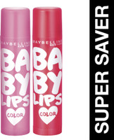 MAYBELLINE NEW YORK Baby Lips Tinted Lip Balm Pink Lolita & Cherry Kiss(Pack of: 2, 8 g)