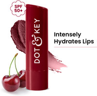 Dot & Key Barrier Repair Hydrating Lip Balm SPF 50 | Cherry Crimson |Soft Tinted Chapstick Cherry(Pack of: 1, 4.5 g)