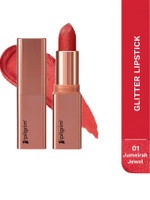 Pilgrim Glitter Lipstick Luxurious 3-D Glitter Formula With Matte Finish(Jumeirah Jewel-01, 4.2 g)