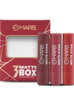 MARS 3 Red and Maroon Matte Lipstick Box Set(Reds and Maroons-01, 9.6 g)