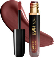 FACES CANADA Comfy Matte Wow Liquid Lipstick | Long Lasting | Waterproof(Cocoa Crush 07, 3.8 ml)