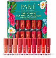 Parul Garg Ultimate 10-in-1 Silk Matte Liquid Lipstick Set | Long-Lasting, Transfer-Proof(Multicolour, 15 ml)