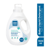 MeeMee Mild Baby Laundry Ph Balanced Safe for Baby's Skin & Anti-Bacterial Fight Stains Multi-Fragrance Liquid Detergent(1500 ml)