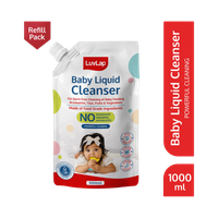 LuvLap Baby Liquid Cleanser Refill pack- 1000ml, For cleaning feeding bottle, cutlery,(1000 ml)