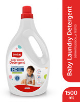 LuvLap Baby Laundry Detergent 1500ml, pH Balanced Anti bacterial Dermatological tested Liquid Detergent(1500 ml)