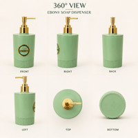 MKJ Plastic Soap Dispenser | Refillable Liquid Hand Wash Pump Bottle | 401 ml Foam, Liquid, Soap Dispenser(Green)