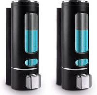 Pink Tokri ABS Wall Mount Multipurpose Liquid Dispenser For Kitchen & Bathroom 400 ml Gel, Conditioner, Liquid, Shampoo, Lotion, Soap Dispenser(Black)