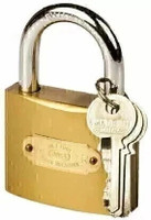 kathiriyas Key insert & Turn Knob Padlock Padlock(Golden)