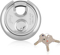 Godrej Locks Duralock 3 Keys - 70 mm Padlock(Silver)