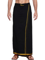HouseOfCommon Woven Black Lungi