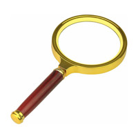 Nucleya Retail School, Home & Offices Use 80 MM Dia Hand Lens Magnifying Glass Magnifier 10X | magnifying glass for reading 10 Reading Glass(Multicolor)