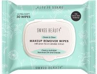 SWISS BEAUTY Clean & Glow Makeup Remover Wipes Makeup Remover(30 Wipes)