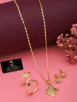 Vraj india COMBO NECKLACE FOR GIRLS-WOMEN Alloy Mangalsutra
