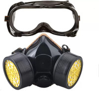 SHIVEXIM Paint Spray Protection Mask Respirator Silicone Antivirus Half Mask ProtectionMask(Black, Free Size, Pack of 1)