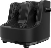 Cult Carson with Vibration & Warm Therapy, Air Compression, Pain Relief, Foot & calf Massager(Dark Black)