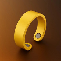 WYNX Magnetic Ring for Diabetes & Sugar Control | Natural Acupressure Therapy for Blood Circulation (Pack of 1) Massager(Gold)
