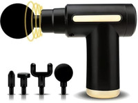 FEELTRIPT *UltraGun Deep Tissue Massage Gun – Muscle & Body Pain Relief machine for muscle pain, Battery powered for neck, shoulder, back, & foot Massager(Black)