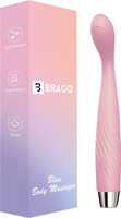 Brago Bliss Groove Body Massager Personal Massager for Women | Flexible Neck, 10 Modes, Heating, Waterproof Massager(Pink)