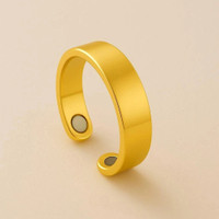 BESTBUYS Magnet Ring for Sugar Control & Natural Healing | Acupressure Therapy for Diabetic Wellness Massager(Gold)