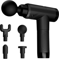Cult Volt Pro Silicone head, 4500mAh battery, Pain Relief, Deep Tissue Full body gun Massager(Black)