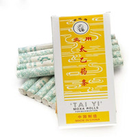 ACUPRESSUREMART Pure Moxa Stick Rolls Burn Wood Traditional Massage Acupressure Chinese Traditional Therapy 10 stick Massager(Multicolor)