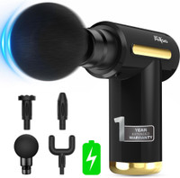 DR PHYSIO USA Supervolt 1041 Electric Full Body Pain Relief Massage Machine Gun Massager(Black, Gold)