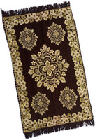 ADIRNY Cotton Prayer Mat(Brown, Large)