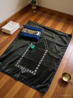 Aim Emporium Velvet Prayer Mat(Brown, Free)