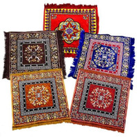S K trading Velvet Prayer Mat(Multicolor, Pack of 5, Medium)
