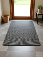 Shoppingzone Rubber Bathroom Mat(2 x 3feet Grey, Large)