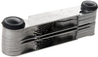 2fortheroad 30087 Thread Pitch Gauge Hardened Steel Metric-60 Degree and Whitworth-55 Degree Snap Gauge
