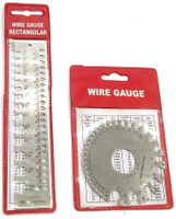 GENMACH Rectangular Wire Gauge & SWG Wire Gauge /Sizer in British & Metric Marking Gauge